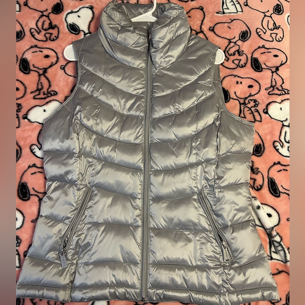 Calvin Klein Down Vest (Silver Metallic)